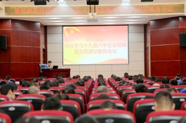 雅博app官方入口召开“传达学习十九届六中全会精神暨正风肃纪教育会议”